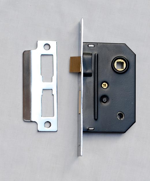 2.5" Bathroom Mortice Lock CP - 3024 CP